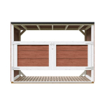 Pr&uuml;gikasti &uuml;mbris 3x240L, Timbela M982A-REDWOOD RED