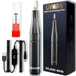 LIVMAN UV-201 manik&uuml;&uuml;ri ja pedik&uuml;&uuml;ri jaoks, 1 universaalse otsikuga, USB-toitega, 20W, 35 000 p&ouml;&ouml;ret minutis