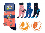 Unisex v&auml;rvilised sokid Footstar Funny Socks 79044, 3 paari