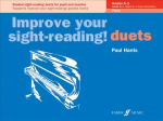Improve your sight-reading! Piano Duets Grades 0-1