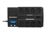 CyberPower BRICs LCD Series BR1000ELCD UPS 220-230-240 V 600 Watt 1000 VA USB v&auml;ljundportid: 8