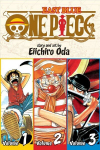 One Piece (Omnibus Edition), Vol. 1: Includes vols. 1, 2 & 3 Omnibus ed, 1, East Blue 1-2-3, 3-in-1 Edition