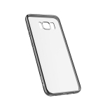 Kaitse&uuml;mbris Devia Glitter, sobib Samsung Galaxy S8 Plus telefonile, l&auml;bipaistev/must