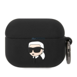 Karl Lagerfeld KLAP2RUNIKK AirPods Pro 2 mustris mustris Silikoonist Karl Pea 3D
