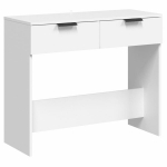 vidaXL konsoollaud, valge, 90 x 36 x 75 cm, tehispuit