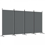 vidaXL 4-paneeliga ruumijagaja, antratsiithall, 346x180 cm, kangas