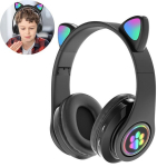 Juhtmeta Bluetooth k&otilde;rvaklapid "Cat Ears" LED