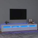 vidaXL telerialus LED-tuledega, valge, 240 x 35 x 40 cm