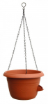 Lillepott automaatse kastmisega 30 cm Uno Siesta, terrakota