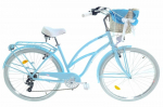 Naiste jalgratas Davi Bianca Alu, 160-185 cm, 28", Shimano, sinine
