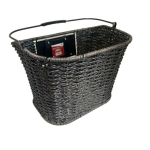 Punutud jalgratta esikorv, eemaldatav, 33 x 25 x 25 cm, v&auml;rv: tumehall, НТ-512G (2934)