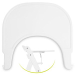 Hauck kandik s&ouml;&ouml;tmistoolile Alpha Click Tray, WhiteNew
