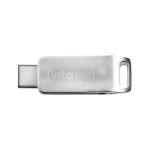 Cl&eacute; USB INTENSO cMobile Line 32 Go USB 3.2 - USB tipus C sudraba - Lasī&scaron;anas ātrums līdz 70 Mo/s