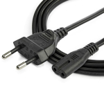StarTech.com 2m S&uuml;learvuti toitekaabel - EU pistik C7, 2,5A 250WG, 18AWG - Toitekaabel I jaoks