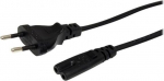STARTECH.COM Bipolaarne toitekaabel EU-st IEC 320 C7 s&uuml;learvutile - Euroopa toitekaabel - M/F - 1 m, Native
