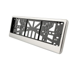 Raam auto numbrile, metall, kroom