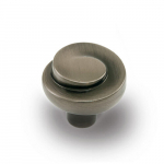 K&auml;epide 8872-809, 25mm, must nikeldatud, kriimustatud, vintage, 4 tk.