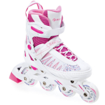 Rulluisud reguleeritavad Raven Grace White/Pink Led