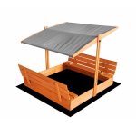 Liivakast katusega 4IQ, 120x120 cm