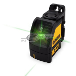 Laser roheline DW088CG-XJ DEWALT - T&auml;psus +/- 0.3mm/m - Magnetiline tugi - Kaasas transportimistasku