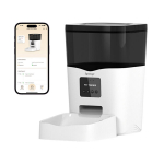Nutikas lemmikloomas&ouml;&ouml;tja Sponge Pet Feeder Smart, valge/must