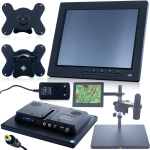 Monitor Rosfix 8-tolline &ndash; Mikroskoobi kinnitusega, Resolutsioon 1024x768, HDMI+VGA+AV+BNC