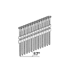 Naelad 17 kraadi 2,8x50, mm M-Fusion Essve 772481, 2200 tk
