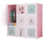 Modulaarne laste riidekapp m&auml;nguasjade riidehoidja