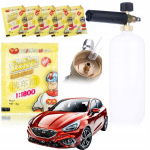 Komplekt Rosfix FoamSet &ndash; Tugev vaht, 1000 ml paak, Pulber 6 g, Kiir&uuml;hendus 1/4"