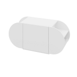Kingakapp Asir Pozy Shoe Bench, valge