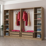 Riidekapp Asir Kale 7541, pruun