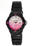 Naiste k&auml;ekell Casio LRW-200H 4EV karbiga, must/roosa, Zegarek Casio LRW-200H-4EVDR