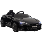 Lasteauto, elektriauto, Audi litsentsiga, turvav&ouml;&ouml;ga, puldiga, tuledega, must, 103 x 58 x 41 cm