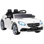 Kahekordne elektriauto lastele, valge