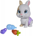 Smoby - Pamper Petz - Rabbit to adopt - 4 accessories - Articulated - Wood and pee - Adoption certificate - From 3 years old