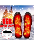 (35-40)USB soojendusega talla sisetald Elektriline soojendus jalatsid Soojenduspadi Talvine Jalasoojendaja Soojendussisetald tossidele Saapad Sussid, (35&ndash;40)