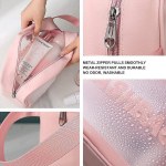 Naiste kujuga reisi tualett-tarvete kott: l&auml;bipaistev, veekindel, kaasaskantav ja armas kosmeetikakottide komplekt on parim j&otilde;ulukink perele ja s&otilde;pradele. b