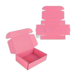 V&auml;&auml;rtuspakend 50tk 15.24x10.16x3.81 cm Roosa V&auml;ike Postituskast Lainepapp.