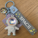 S&auml;delev Astronaut V&otilde;tmehoidja P&auml;ikeseloojang Lambi Ripats Koti Aksessuaar., Baltas