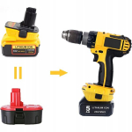 Asendusosa adapter Dewalt DC9096 jaoks &ndash; Vastupidav, Lihtne paigaldus, &Uuml;hildub 20V Li-ion akudega