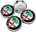 60mm h&otilde;bedased Alfa Romeo rattakeskratta rummukatted