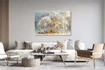 Elegantne l&otilde;uendimaal elutuppa Kuldne &otilde;nnepuu Glamour 60x90