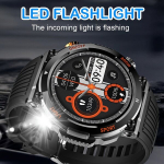 Nutikas Kell Meestele, Android/iPhone K&otilde;nefunktsiooniga, V&auml;litingimuste Spordij&auml;lgija, IP67 Veekindel.