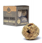 Taimne viiruk - pommid Premium Smudge Bomb Olibanum & Sage, Sagrada Madre, 65 g