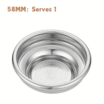 Roostevabast Terasest Kohvifiltri Korv - 51mm Espressomasina Portafilteri Korv, Vastupidav, Lihtne Puhastada, Sobib Enamiku Kohvimasinatele - 1 Pakend, 54 mm &ndash; tarnauja 1
