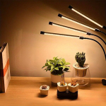 USB F&uuml;to Lamp T&auml;isspekter 3000K H&uuml;droponika Pirn LED Kasvatuslamp Taimedele, 5 galvutės USB prievadas