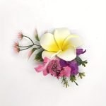 Elegantne Boheemlane Kangast Lilleline Juukseklamber, Plumeria P&auml;rliga., Balta Rožinė