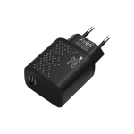 25W Kiirlaadija, USB C Seinakontakt sobib iPhone ja Androidile., Juoda