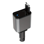 YITUMU T&otilde;mmatav 4-&uuml;hes 69W Kiirlaadija Multiseadmetele Dual USB Type-C Kaablitega ja PD 30W Sadamad.