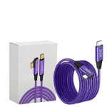 240W USB-C t&uuml;&uuml;p-C kiirlaadimiskaabel iPhone 15 Pro Max, Samsung Galaxy S24, Xiaomi 11T ja rohkem - 5A USB andmekaabel., PD240W alkūninis kabelis